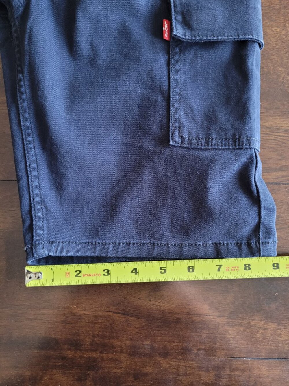 Levi's Boys Black Cargo Shorts | Size XL | Stretch Cotton - Picture 16 of 16